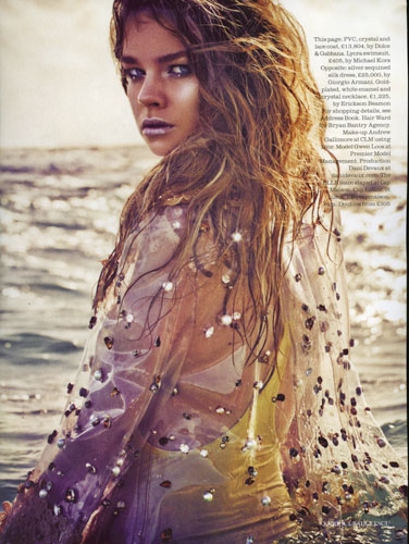 Gwen Loos for Elle Uk June 2012 photographer Enrique Badulescu 