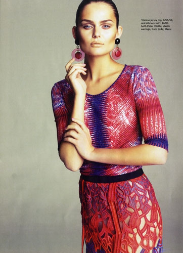 Dimphy Janse for Marie Claire UK June 2012 photographer Tess 