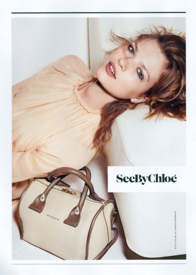 Bette Franke for See by Chloé campaign Fall 2012 photographer Greg Harris 
