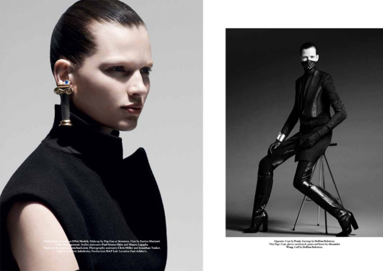 Bette Franke for Document Fall 2012 photographer Paul Wetherell 