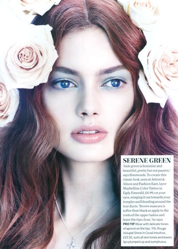 Hanna Verhees for Marie Claire UK March 2013 photographer Christophe Meimoon 