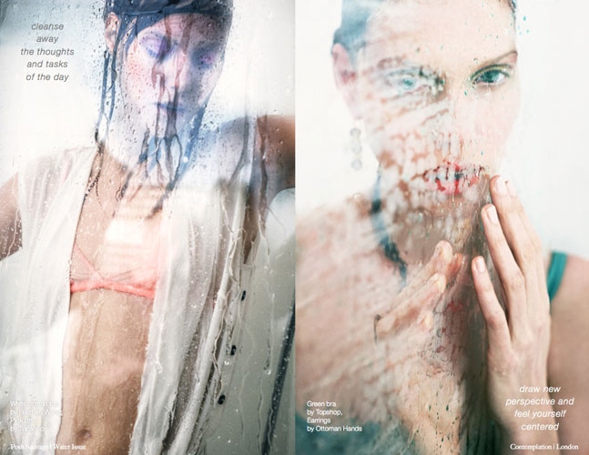 Caroline Rausch for Posh Sauvage July 2013 photographer Oly Barnsley 