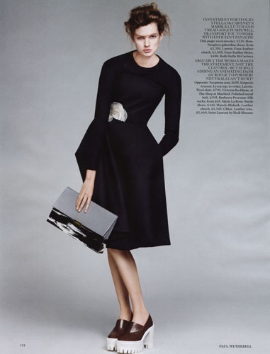 Bette Franke for Vogue UK August 2013 photographer Paul Wetherell 