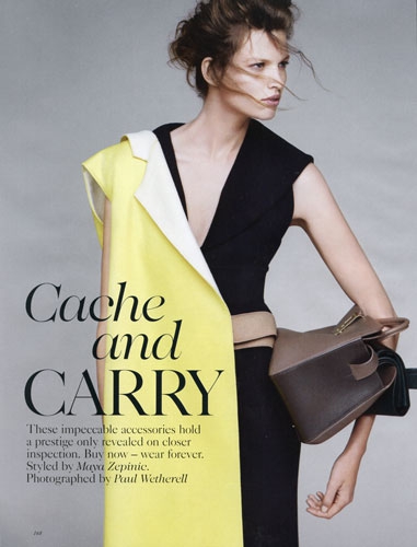 Bette Franke for Vogue UK August 2013 photographer Paul Wetherell 