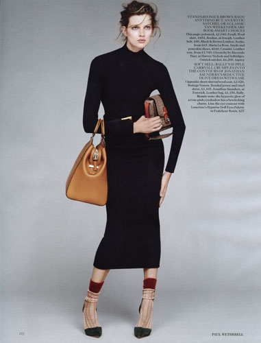 Bette Franke for Vogue UK August 2013 photographer Paul Wetherell 