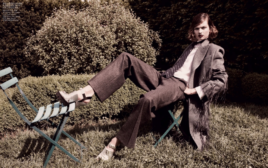 Bette Franke for Vogue China august 2013 photographer Dan Jackson 