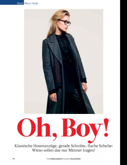 Rianne Haspels for Myself German September 2013 photographer Tobias Lundkvist 