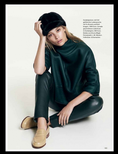 Rianne Haspels for Myself German September 2013 photographer Tobias Lundkvist 